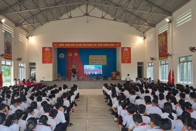 TRƯỜNG THCS LÝ TỰ TRỌNG  LONG TRỌNG TỔ CHỨC LỄ KHAI GIẢNG NĂM HỌC 2025 – 2026
